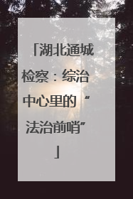 湖北通城检察：综治中心里的“法治前哨”