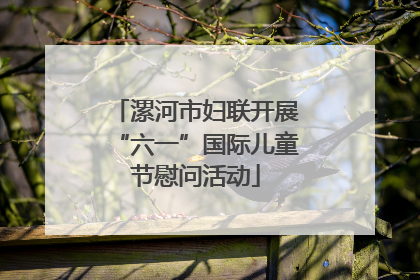 漯河市妇联开展“六一”国际儿童节慰问活动