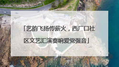 艺韵飞扬传薪火，西厂口社区文艺汇演奏响爱党强音