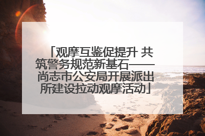 观摩互鉴促提升 共筑警务规范新基石——尚志市公安局开展派出所建设拉动观摩活动
