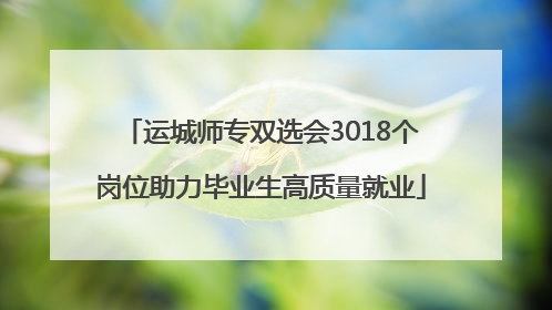 运城师专双选会3018个岗位助力毕业生高质量就业