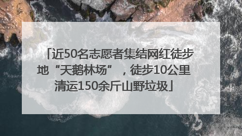 近50名志愿者集结网红徒步地“天鹅林场”，徒步10公里清运150余斤山野垃圾