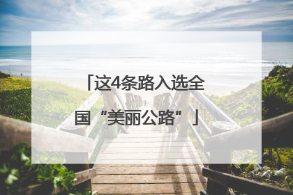 这4条路入选全国“美丽公路”