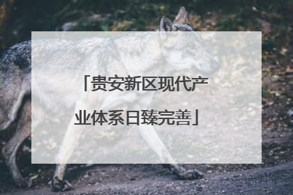 贵安新区现代产业体系日臻完善