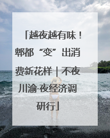 越夜越有味！郫都“变”出消费新花样｜不夜川渝·夜经济调研行