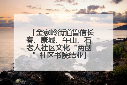 金家岭街道鲁信长春、康城、午山、石老人社区文化“两创”社区书院结业