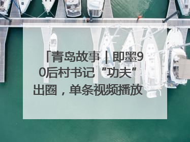 青岛故事｜即墨90后村书记“功夫”出圈，单条视频播放量过600万