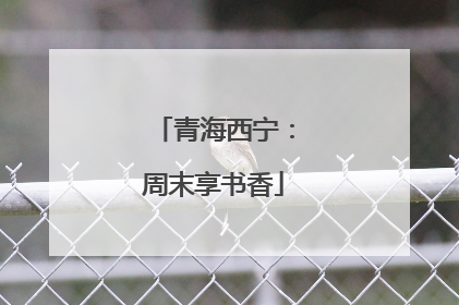 青海西宁：周末享书香