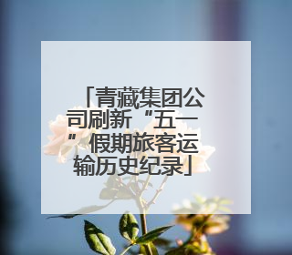 青藏集团公司刷新“五一”假期旅客运输历史纪录