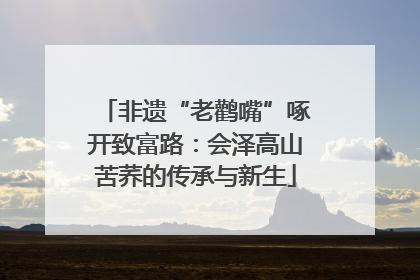 非遗“老鹳嘴”啄开致富路：会泽高山苦荞的传承与新生