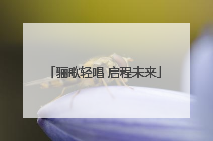 骊歌轻唱 启程未来