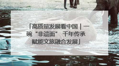 高质量发展看中国｜一碗“非遗面” 千年传承赋能文旅融合发展