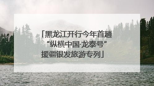 黑龙江开行今年首趟“纵横中国·龙泰号”援疆银发旅游专列