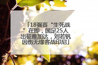 18强赛“生死战”在即，国足25人出征雅加达，刘若钒因伤无缘客战印尼