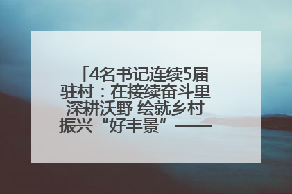 4名书记连续5届驻村：在接续奋斗里深耕沃野 绘就乡村振兴“好丰景”——浦发银行南京分行助力脱贫攻坚、帮促乡村振兴记事（二）