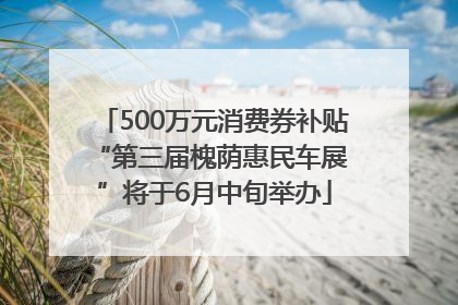500万元消费券补贴 “第三届槐荫惠民车展”将于6月中旬举办