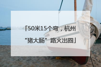 50米15个弯，杭州“猪大肠”路火出圈